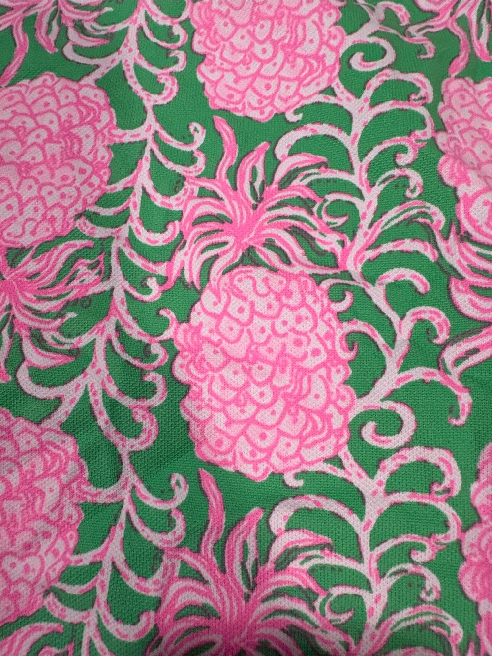 Lilly Pulitzer 'Maryana' Pineapple Print Mini Skirt in Fauna Green L NWT - Picture 3 of 5